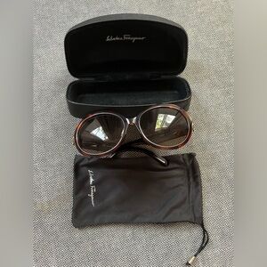 Salvatore Ferragamo SF799SA Round Sunglasses